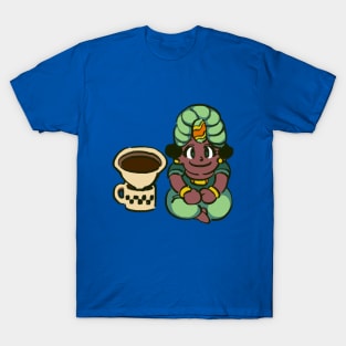 stardew coffee merchant lady at the night market T-Shirt